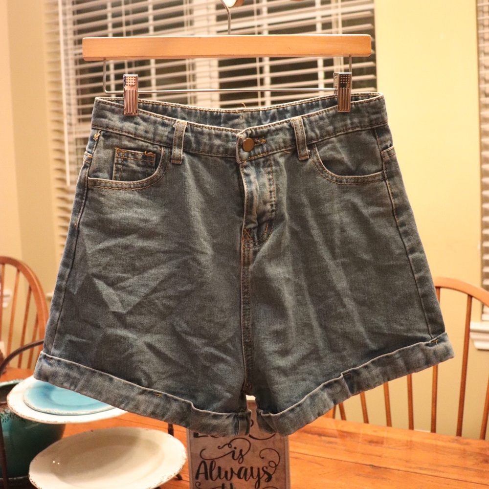 High Waisted Jean Shorts